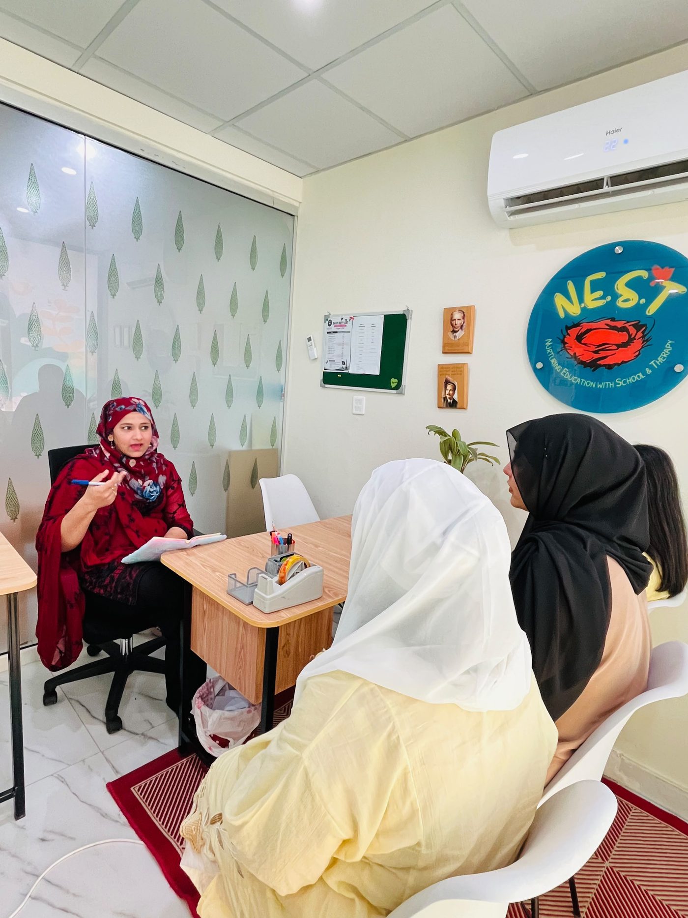 Parent counseling and family support session at NEST, DHA Phase 2, Islamabad
