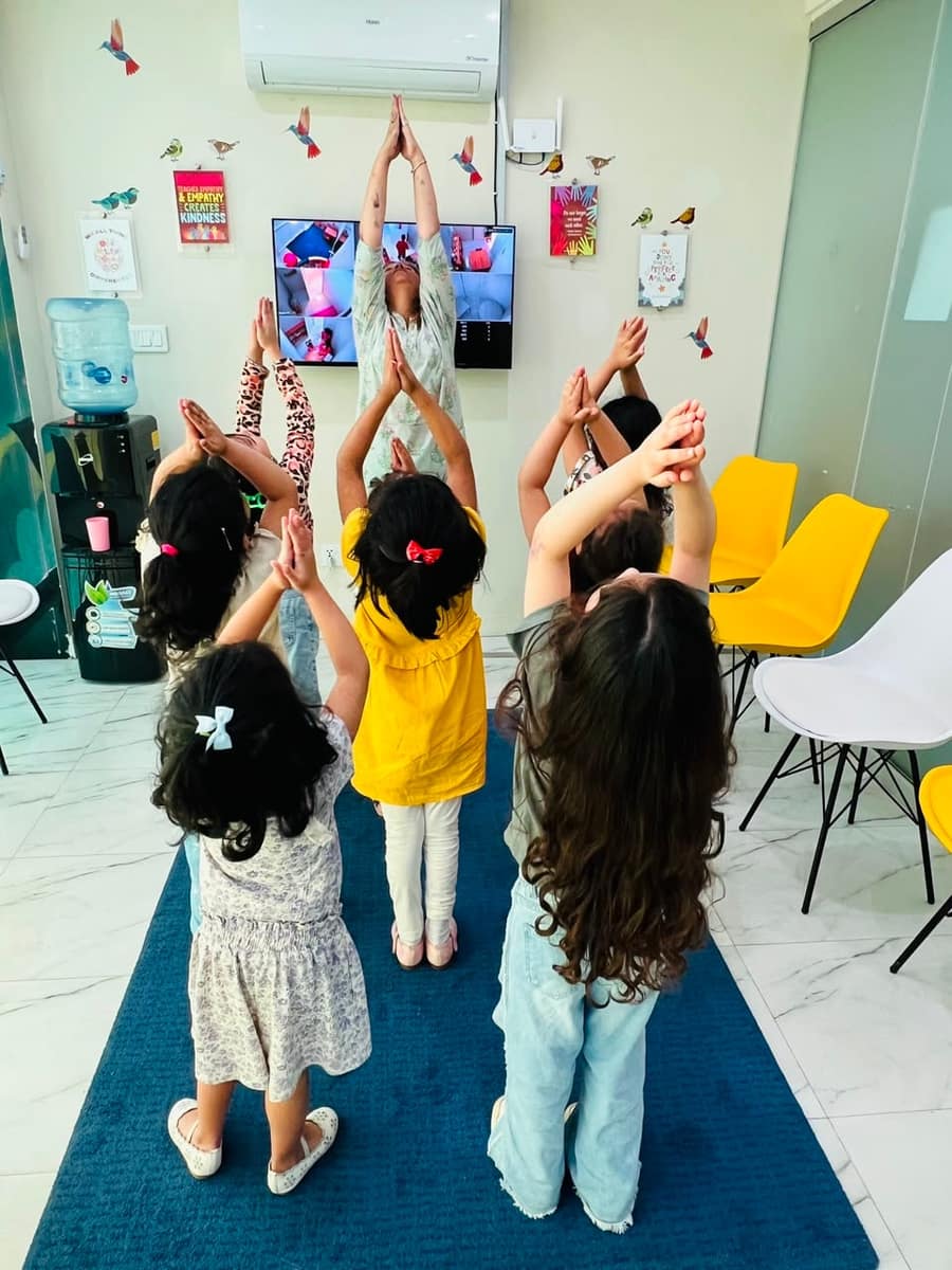 Physical therapy session for gross motor development at NEST, DHA Phase 2, Islamabad