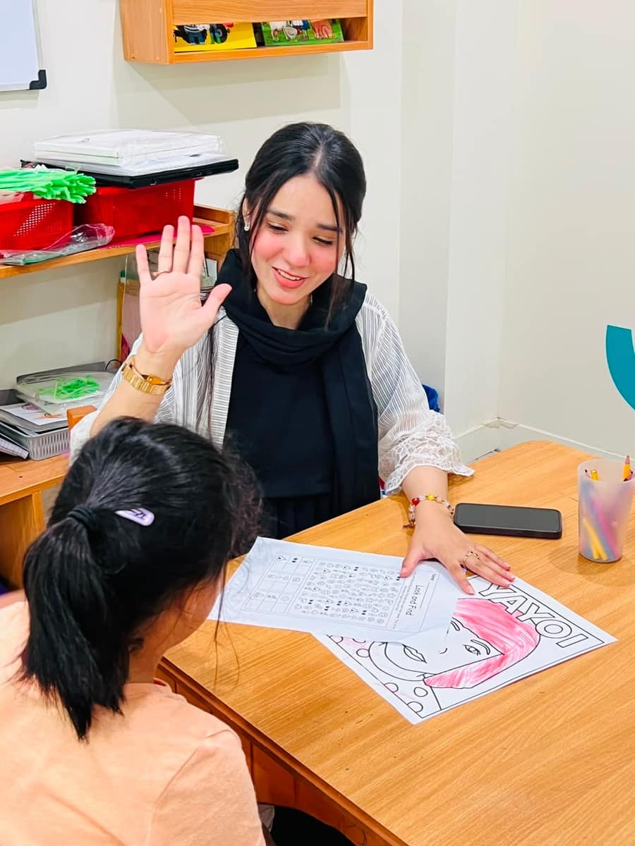 Play and art therapy activity for children with special needs at NEST, DHA Phase 2, Islamabad